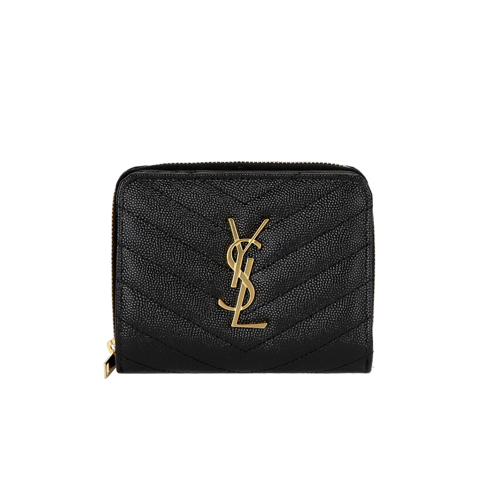  SAINT LAURENT 입생로랑 모노그램 컴팩트 지퍼어라운드 지갑