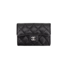 3위 CHANEL 샤넬 카드지갑 케비어 은장 A80799
