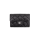 3위 CHANEL 샤넬 카드지갑 케비어 은장 A80799