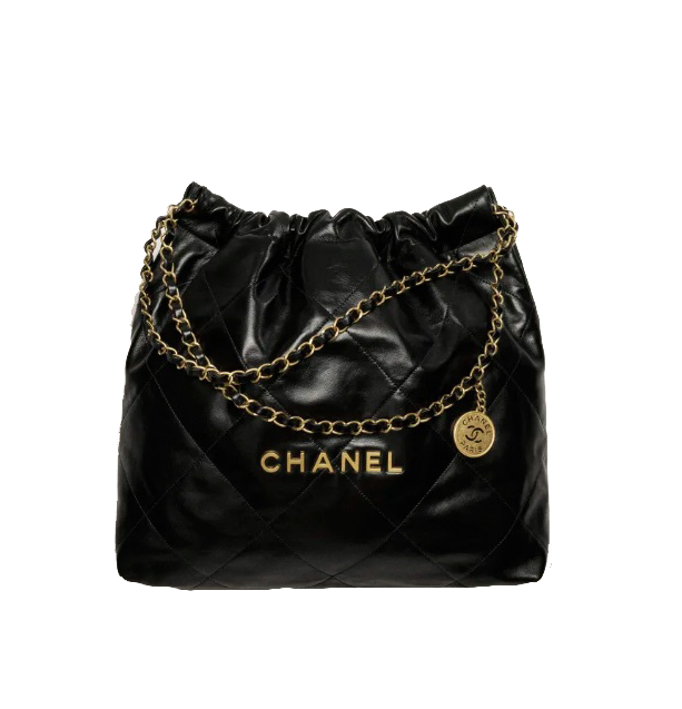 5위 CHANEL 샤넬 샤이니 카프스킨 골드메탈 22백 스몰 AS3260