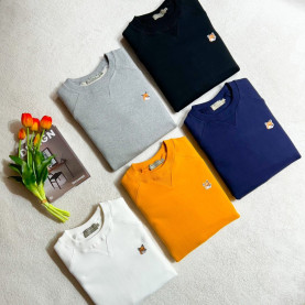 MAISON KITSUNE 메종키츠네 폭스패치 맨투맨