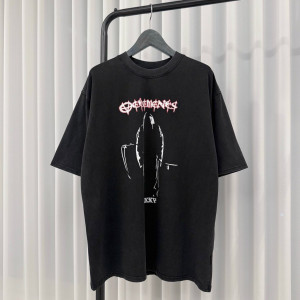 VETEMENTS 베트멍 리퍼 로고 반팔 티셔츠