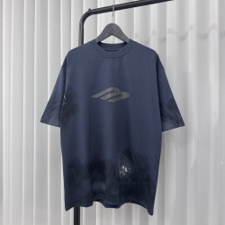 BALENCIAGA 발렌시아가 그래픽 로고 페인티드 반팔 티셔츠