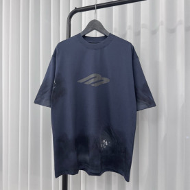 BALENCIAGA 발렌시아가 그래픽 로고 페인티드 반팔 티셔츠