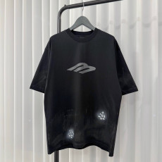 BALENCIAGA 발렌시아가 그래픽 로고 페인티드 반팔 티셔츠