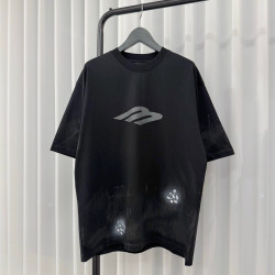 BALENCIAGA 발렌시아가 그래픽 로고 페인티드 반팔 티셔츠