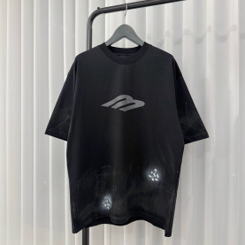 BALENCIAGA 발렌시아가 그래픽 로고 페인티드 반팔 티셔츠