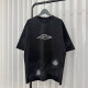 BALENCIAGA 발렌시아가 그래픽 로고 페인티드 반팔 티셔츠