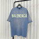 BALENCIAGA 발렌시아가 테이프 타입 미디엄 핏 반팔 티셔츠