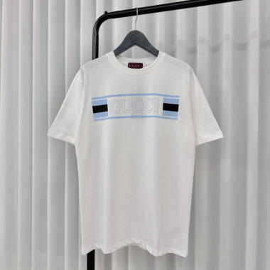 GUCCI 구찌 프린트 코튼 저지 반팔 티셔츠 2COLOR