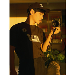 LOUIS VUITTON 루이비통 워시드 프린티드 코튼 티셔츠