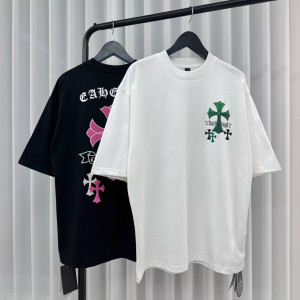CHROME HEARTS 크롬하츠 멀티 엠보 크로스 반팔 티셔츠